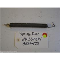 WHIRLPOOL DISHWASHER W10337934 8524473 DOOR SPRING USED PART ASSEMBLY