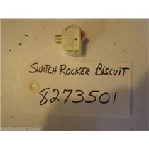 WHIRLPOOL STOVE 8273501  Switch, Rocker (biscuit) USED
