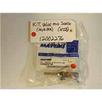 Maytag Magic Chef Stove  12002276  Kit, Valve And Screw (mueller)  NEW IN BOX