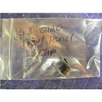 MAYTAG NEPTUNE GAS DRYER 530120 FRONT PANEL CLIP USED PART ASSEMBLY