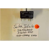 FRIGIDAIRE Stove 316436000   316021500  Switch,infinite   USED PART
