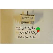 MAYTAG  Stove 7403P373-60  Infinite  switch  5.2-6.6a  240v  USED PART