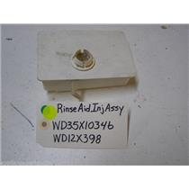 GE DISHWASHER WD35X10346 WD12X398 RINSE AID INJ. USED PART ASSEMBLY