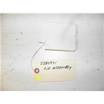 ROPER WHIRLPOOL DISHWASHER 3378138 LID ASSEMBLY USED PART ASSEMBLY