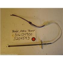 FRIGIDAIRE STOVE 316134900  3204593  Probe-oven Temp  USED PART