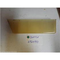 KENMORE GAS  DRYER 692490 Baffle  USED PART