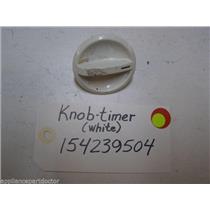 ELECTROLUX DISHWASHER 154239504 WHITE TIMER KNOB USED PART ASSEMBLY