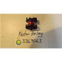 WHIRLPOOL DISHWASHER 3369063   motor relay used part