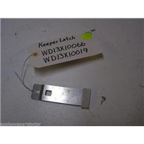 GE DISHWASHER WD13X10066 WD13X10019 LATCH KEEPER USED PART ASSEMBLY