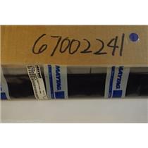 MAYTAG REFRIGERATOR 67002241 Trim, Door Bottom (blk)   NEW IN BOX