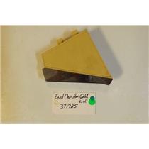 Whirlpool Dryer 371925  End cap harvest gold lh  used part
