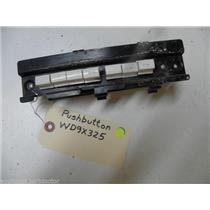 HOTPOINT  DISHWASHER WD9X325 PUSHBUTTON USED PART ASSEMBLY