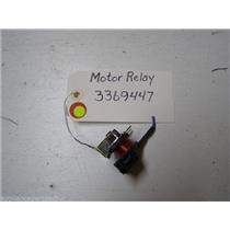 KENMORE DISHWASHER 3369447 MOTOR RELAY USED PART ASSEMBLY