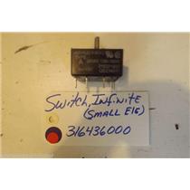 FRIDIGDARE  STOVE 316436000 Switch,infinite ,small Element USED PART