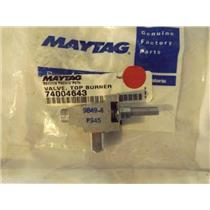 MAYTAG AMANA MAGIC CHEF STOVE 74004643 VALVE, TOP BURNER NEW IN BOX