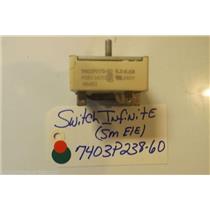 CROSLEY STOVE 7403P238-60  Switch, Infinite (sml Element)  used part