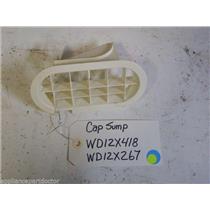 GE DISHWASHER WD12X418 WD12X267 Cap Sump  USED PART