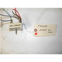 WHIRLPOOL RANGE 9750638 INFINITE SWITCH 1500W USED PART ASSEMBLY