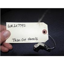 HOTPOINT 2 DOOR REFRIGERATOR WR2X7792 TRIM CAP USED PART ASSEMBLY