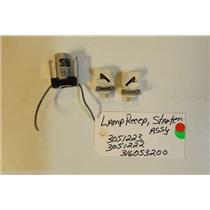 FRIGIDAIRE Stove 3051223  3051222   316053200  Lamp recept, starter  USED PART