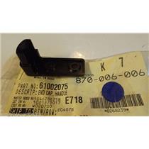 JENN AIR REFRIGERATOR 61002075 Handle end cap, black  NEW IN BAG
