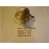 GE OVEN  WB02T10037  WB36X192  WB2X7694 Oven Light used part