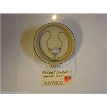 Frigidaire Stove 318198832  Element,surface ,warmer ,100 W  used PART