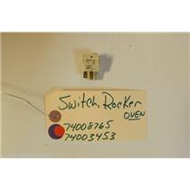JEN  AIR  STOVE 74008765  74003453   Switch, Rocker  oven  2 prong   USED