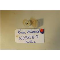 GE STOVE WB3X5817  Knob  Almond  control   USED PART