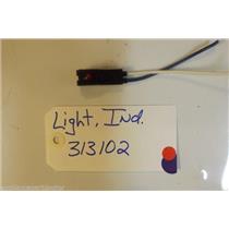 WHIRLPOOL STOVE 313102 Light, Ind  used part