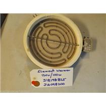 FRIDIGDARE  STOVE 318198825 316098200 Element-warmer, 120v/100w USED