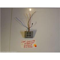 WHIRLPOOL STOVE 3149029 3149032  Light, Indicator /W Bracket   USED PART