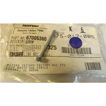 MAYTAG WHIRLPOOL REFRIGERATOR 67006360 Screw  NEW IN BAG