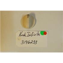 WHIRLPOOL Stove 3196233 Knob, Infinite USED PART