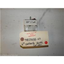 WHIRLPOOL RANGE 7403P23860 6" LF RR INFINITE SWITCH NEW W/O BOX FREE SHIPPING