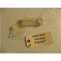 KITCHEN AID DISHWASHER 9741568 9741567 WATER INLET W/ NUT & GASKET USED PART