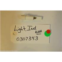 AMANA Stove 0307343 Light, Ind (white)   USED PART