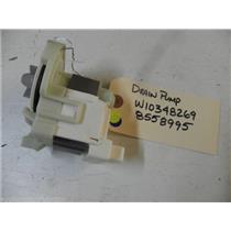 WHIRLPOOL DISHWASHER W10348269 8558995 DRAIN PUMP USED PART ASSEMBLY