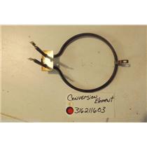 KENMORE STOVE 316211603 conversion element  USED PART