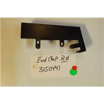 ROPER  Stove 3150441 End Cap R.h.  USED PART