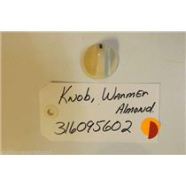 FRIGIDAIRE Stove 316095602 Knob-warmer, Almond USED PART