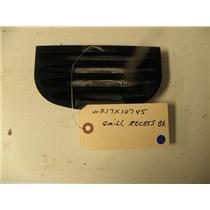 HOTPOINT REFRIGERATOR WR17X10745 BLACK RECESS GRILLE USED PART ASSEMBLY F/S