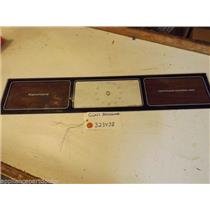 KENMORE STOVE 323438  Glass backguard  Marks, soiled   USED  PART