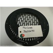 KENMORE OVEN 316026701 FAN COVER USED PART ASSEMBLY