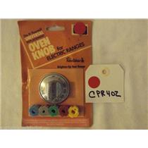 ROBERTSHAW UNIVERSAL OVEN KNOB CPR402  FOR ELECTRIC RANGES    NEW IN BOX