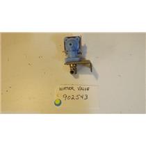 MAYTAG DISHWASHER 902543  Water Valve  used part
