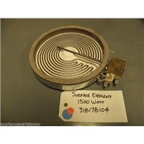 ge STOVE 318178104 Surface Element 1500 Watt USED  PART