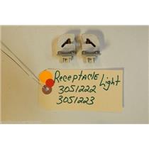 TAPPAN  Stove 3051222  3051223  Receptacle light   lh  rh    used part