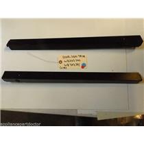 GE Stove WB7X7340 WB7X7341 Trim Door Lf & Rt Blk   used