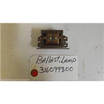 FRIGIDAIRE STOVE 316099800 Ballast-lamp USED  PART